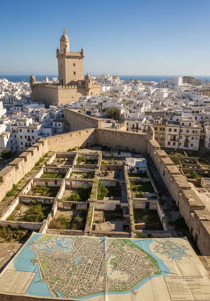 Amanecer entre murallas relato de Cádiz