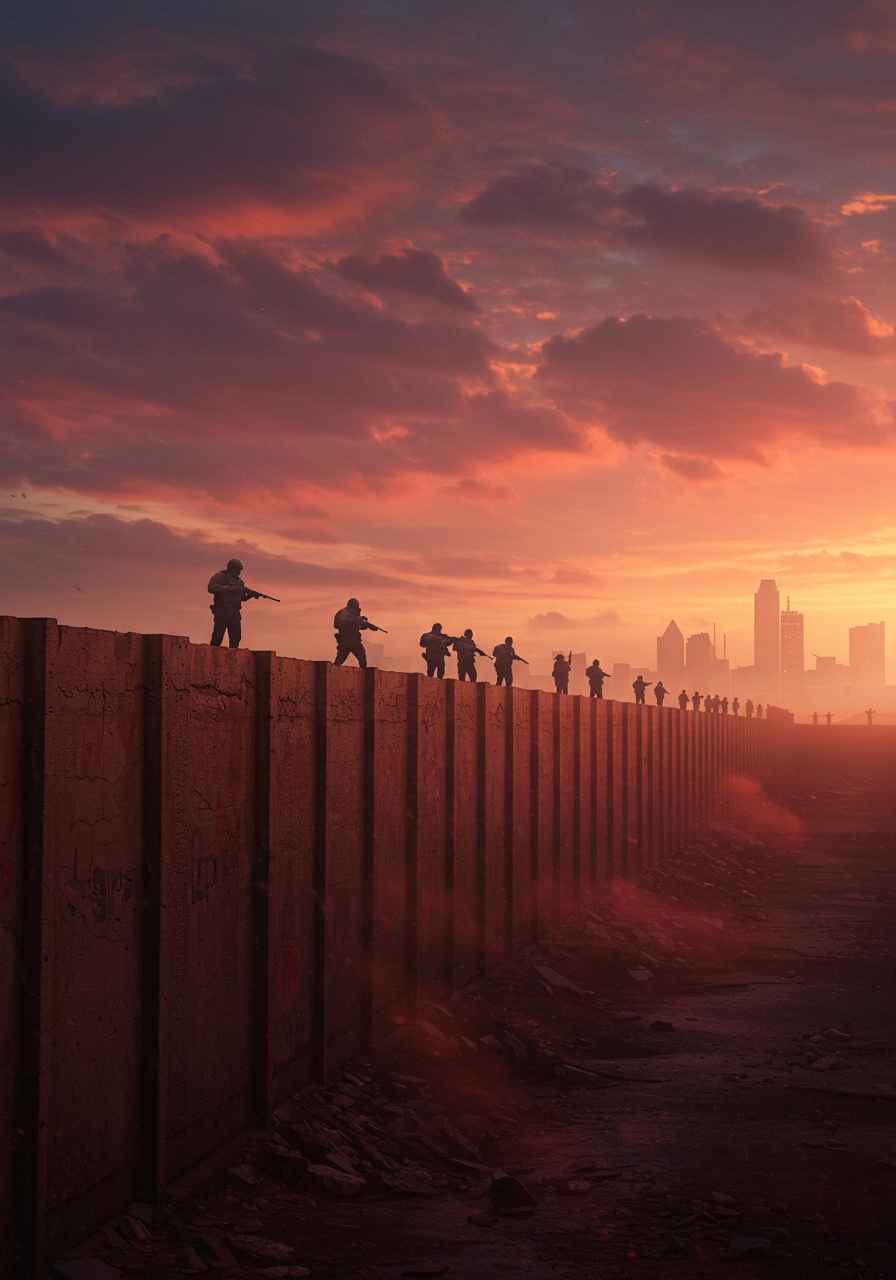 Portada del relato Amanecer sobre el Muro: Dallas, 2028
