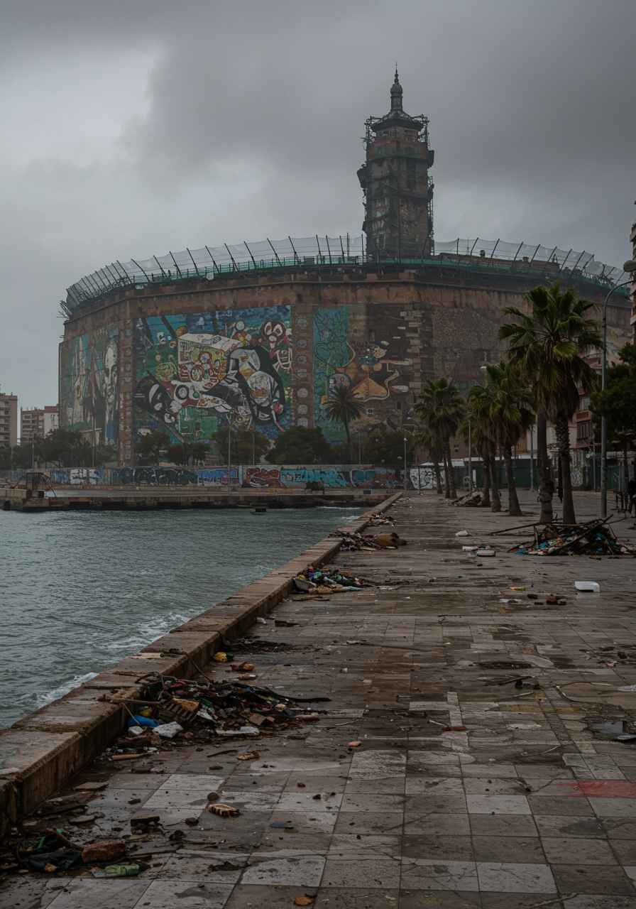 Caminos bajo la lluvia de ceniza relato de Málaga