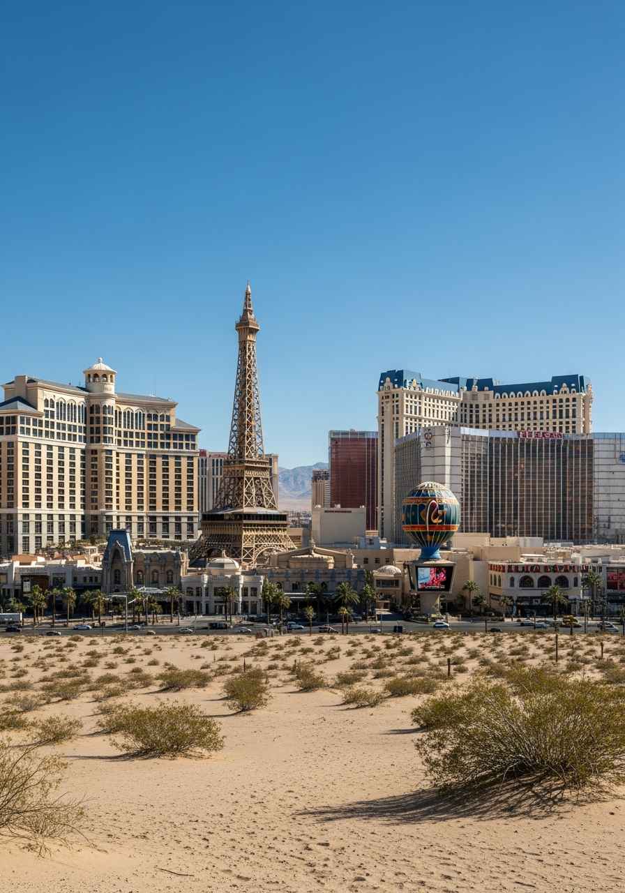 Ciudad de Neón y Cenizas relato de Las Vegas