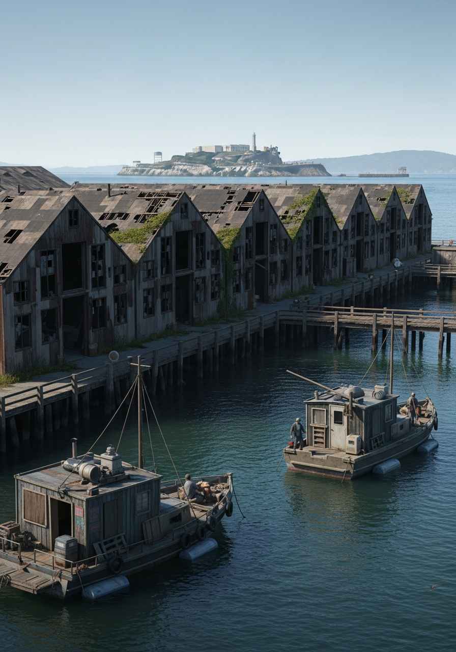 Portada del relato Ecos de la Bahía: Renaciendo en las Ruinas