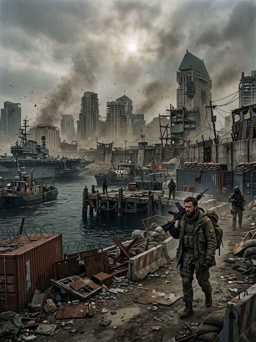 Portada del relato Ecos tras el muro: San Diego, año tres