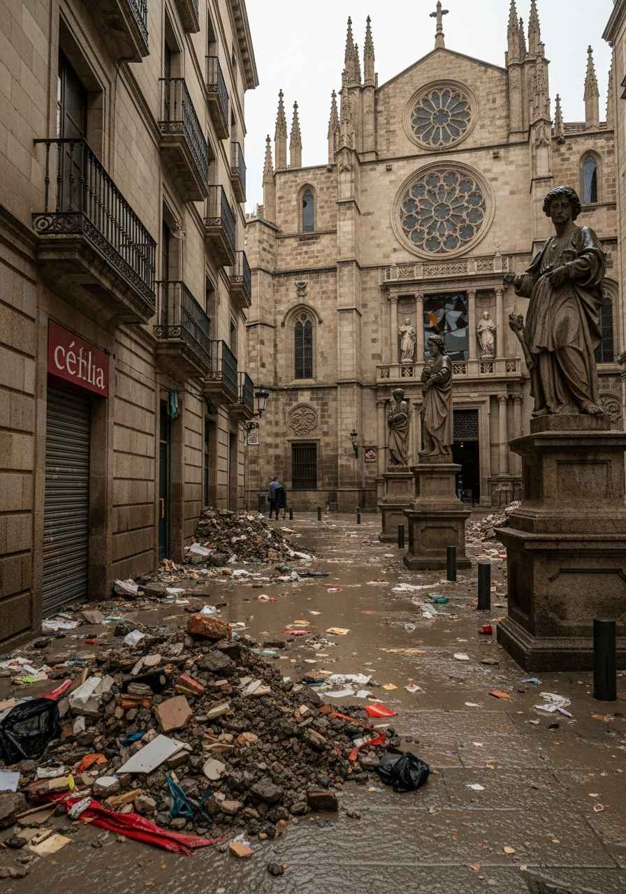 El eco de un mundo roto relato de Barcelona