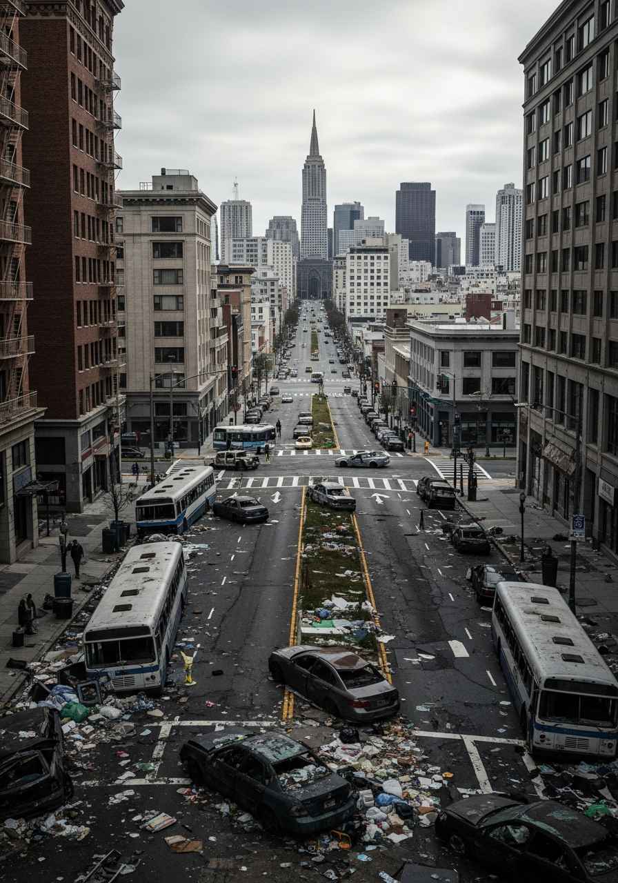 El frío y el Muro: Crónicas de la Nueva Bahía relato de San Francisco