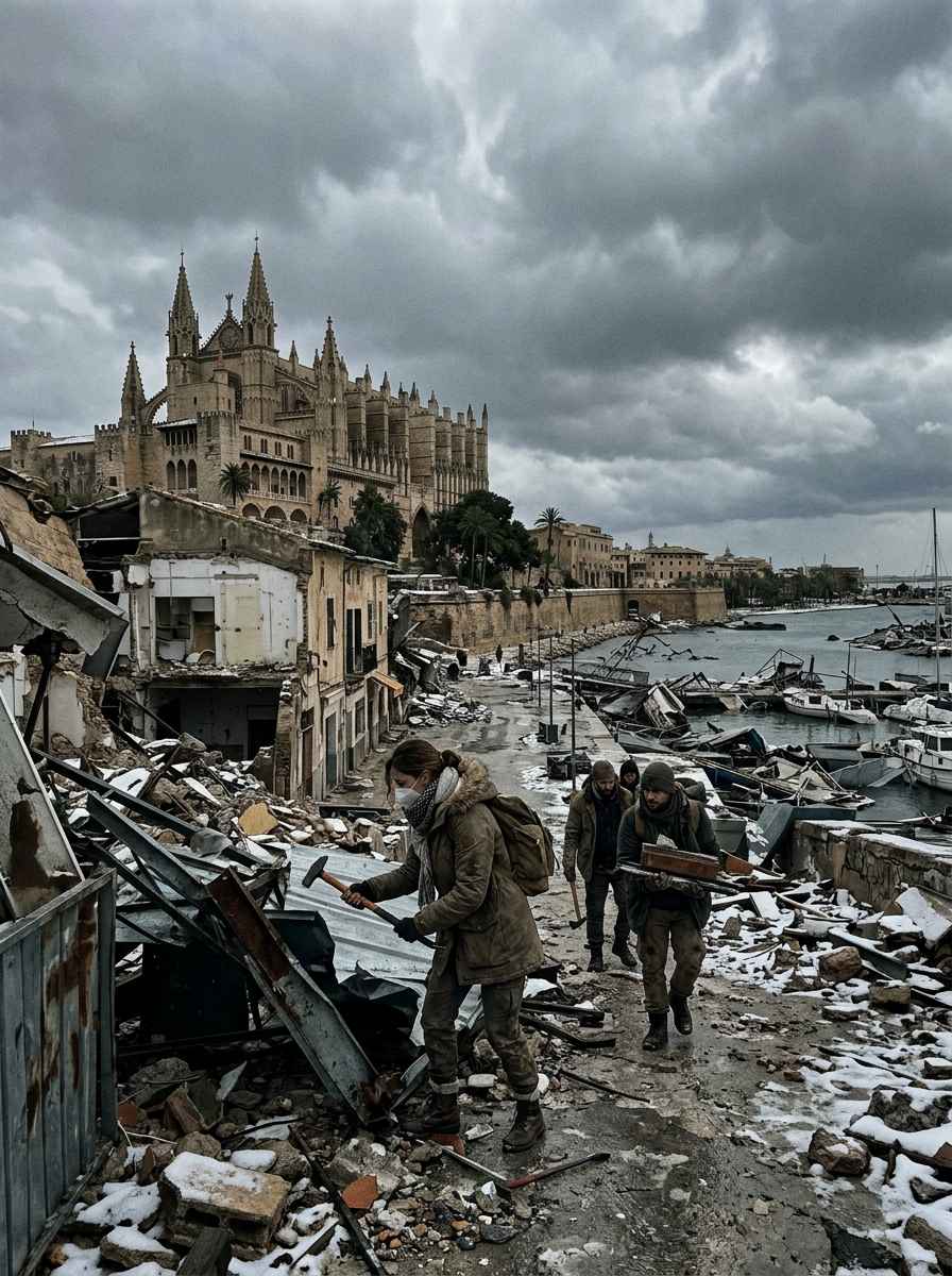 El invierno tras los muros relato de Palma de Mallorca