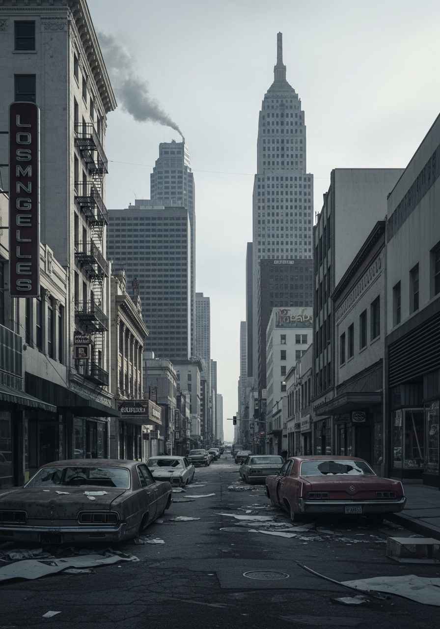 El largo invierno de las luces muertas relato de Los Angeles