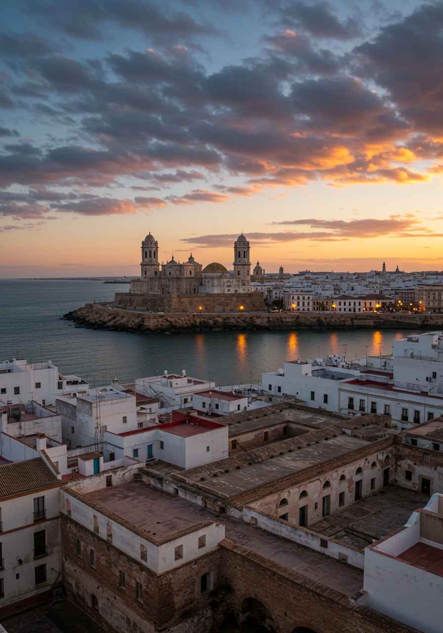 El último atardecer dorado relato de Cádiz