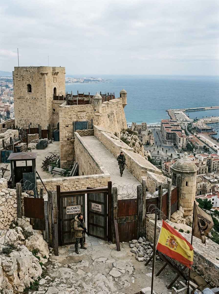 Portada del relato La fortaleza sobre el mar: sobrevivientes en el castillo