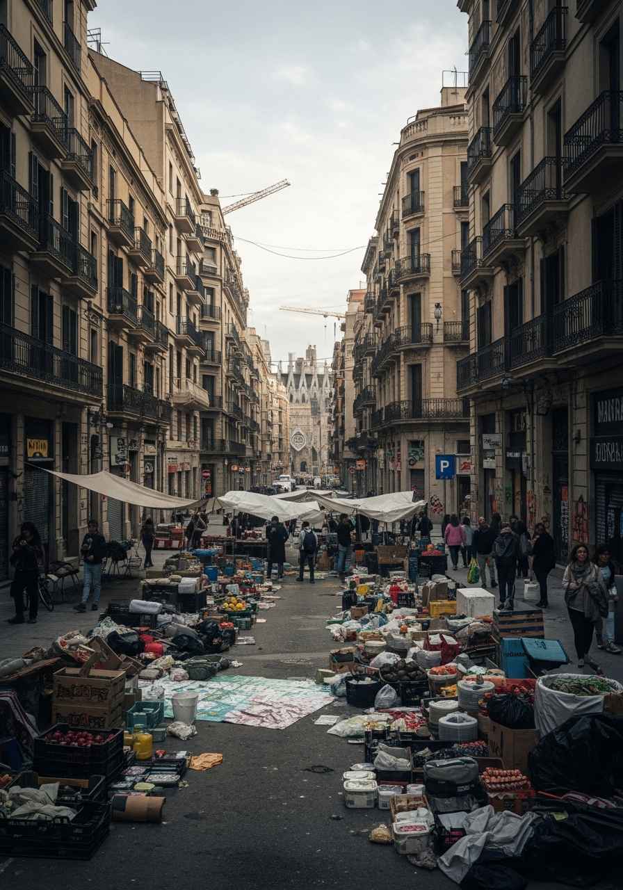 Portada del relato La Rambla en Ruinas