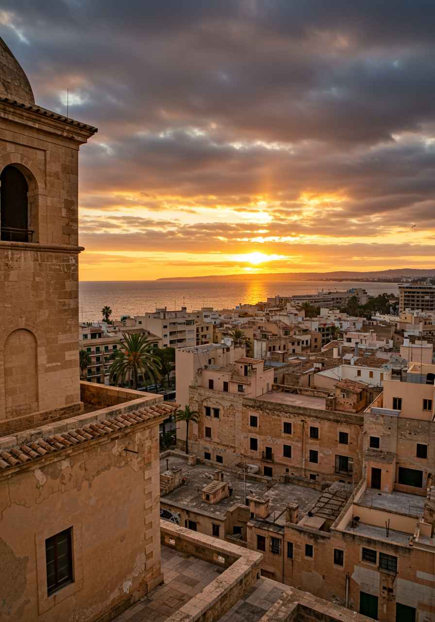 La última noche sobre la bahía relato de Palma de Mallorca