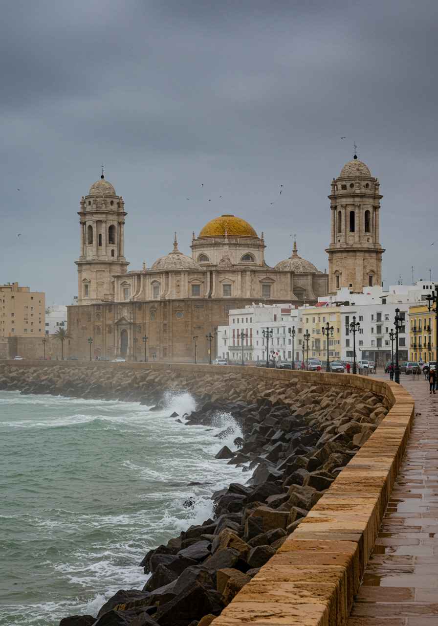 Las murallas de la bahía relato de Cádiz