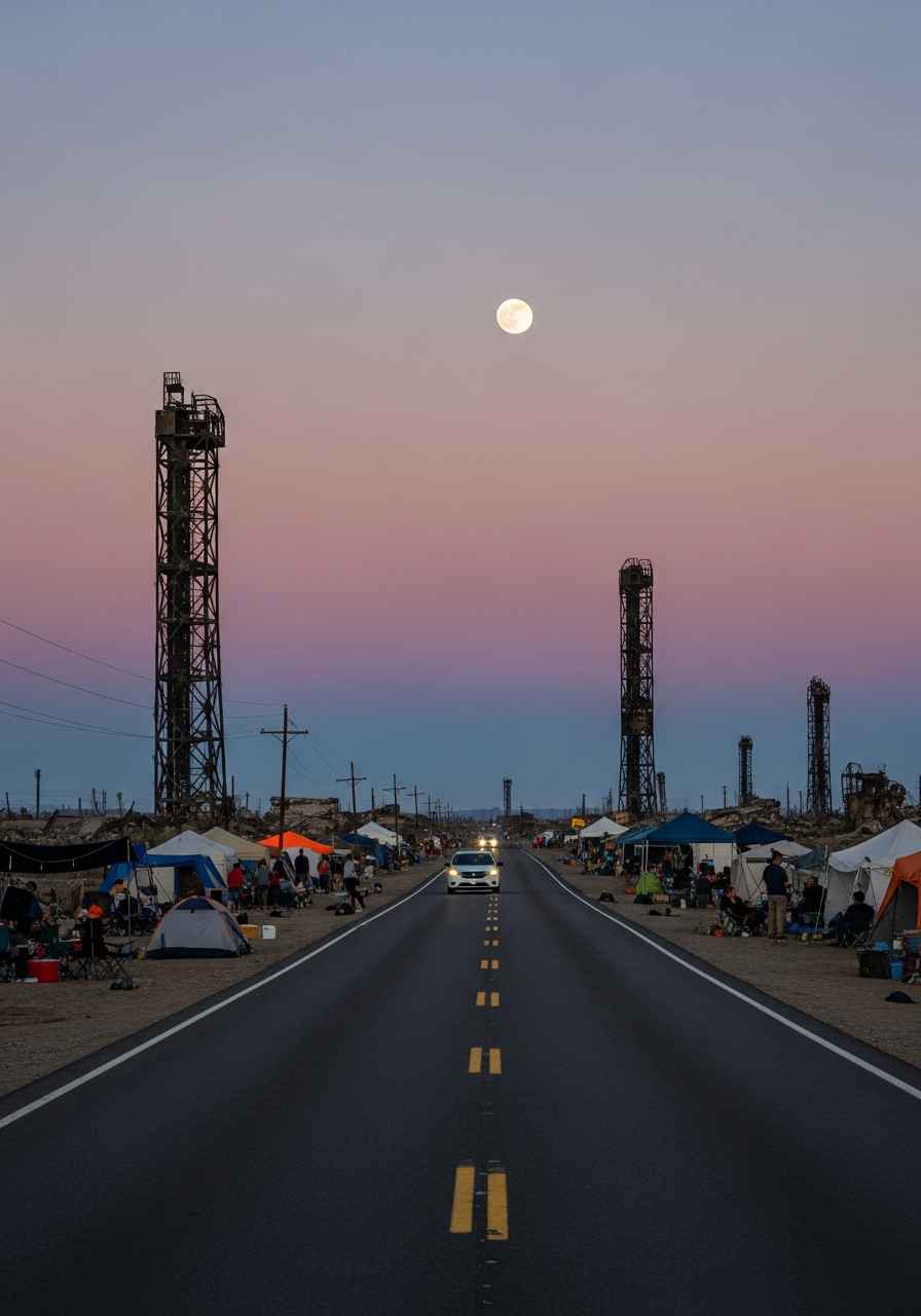 Los Últimos Resplandores de Houston relato de Houston